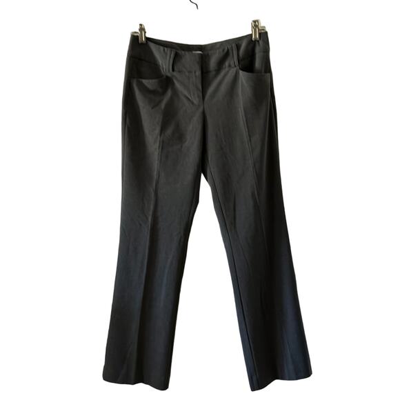 New York & Company Petite Size 2 Gray Dress Pants Trousers Business Office - Picture 1 of 9